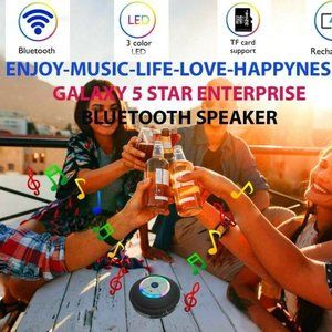 Waterproof bluetooth speaker with color changing L